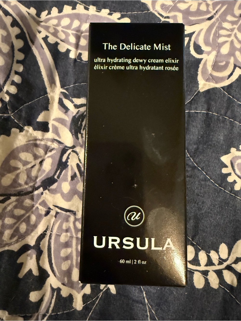 NIB Ursula The Delicate Mist Ultra Hydrating Dewy Cream Elixir - Black